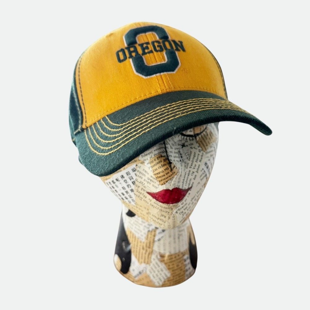 Top Of The World Green & Gold NCAA OREGON DUCKS Baseball CAP One Size OSU